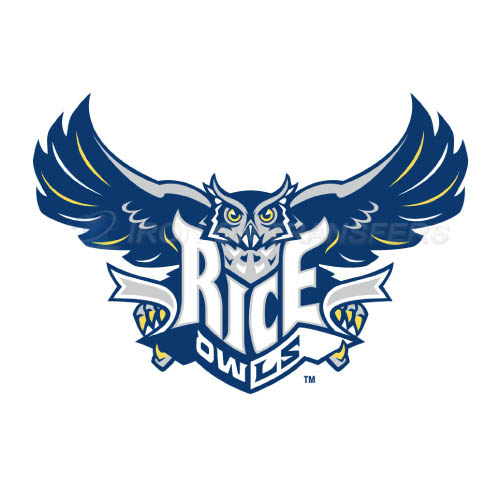 Rice Owls Logo T-shirts Iron On Transfers N5995 - Click Image to Close